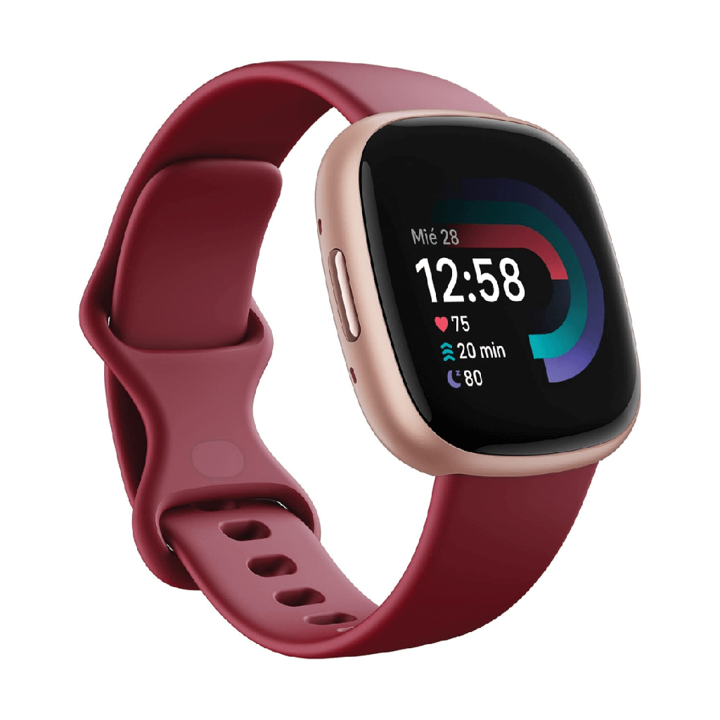 Google Fitbit Versa 4 GPS 40mm Smartwatch Rojo (Beet Juice)