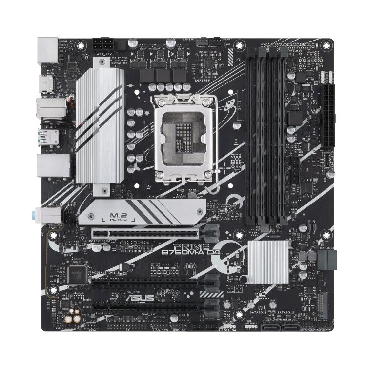 Placa Base Asus Prime B760M-A D4-CSM/ Socket 1700/ Micro ATX