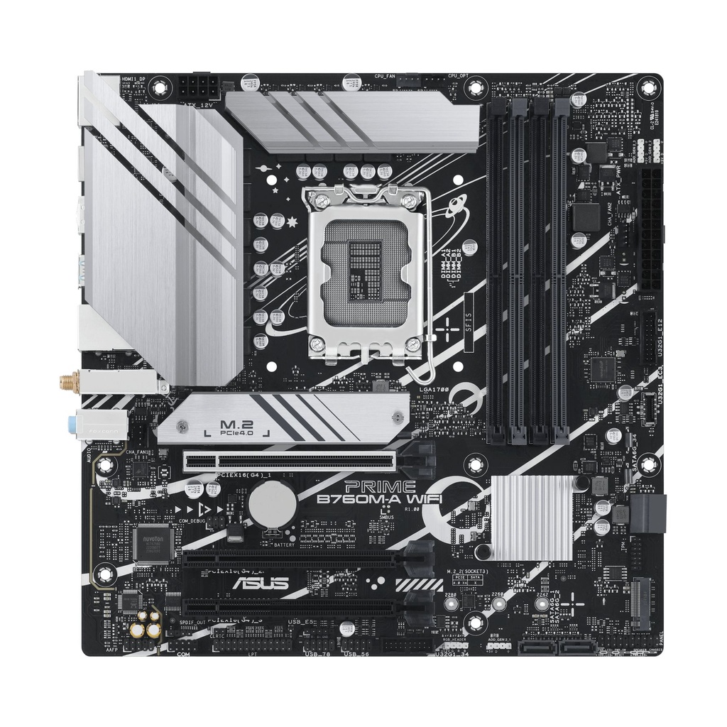 Placa Base Asus PRIME B760M-A WIFI Socket 1700/ Micro ATX