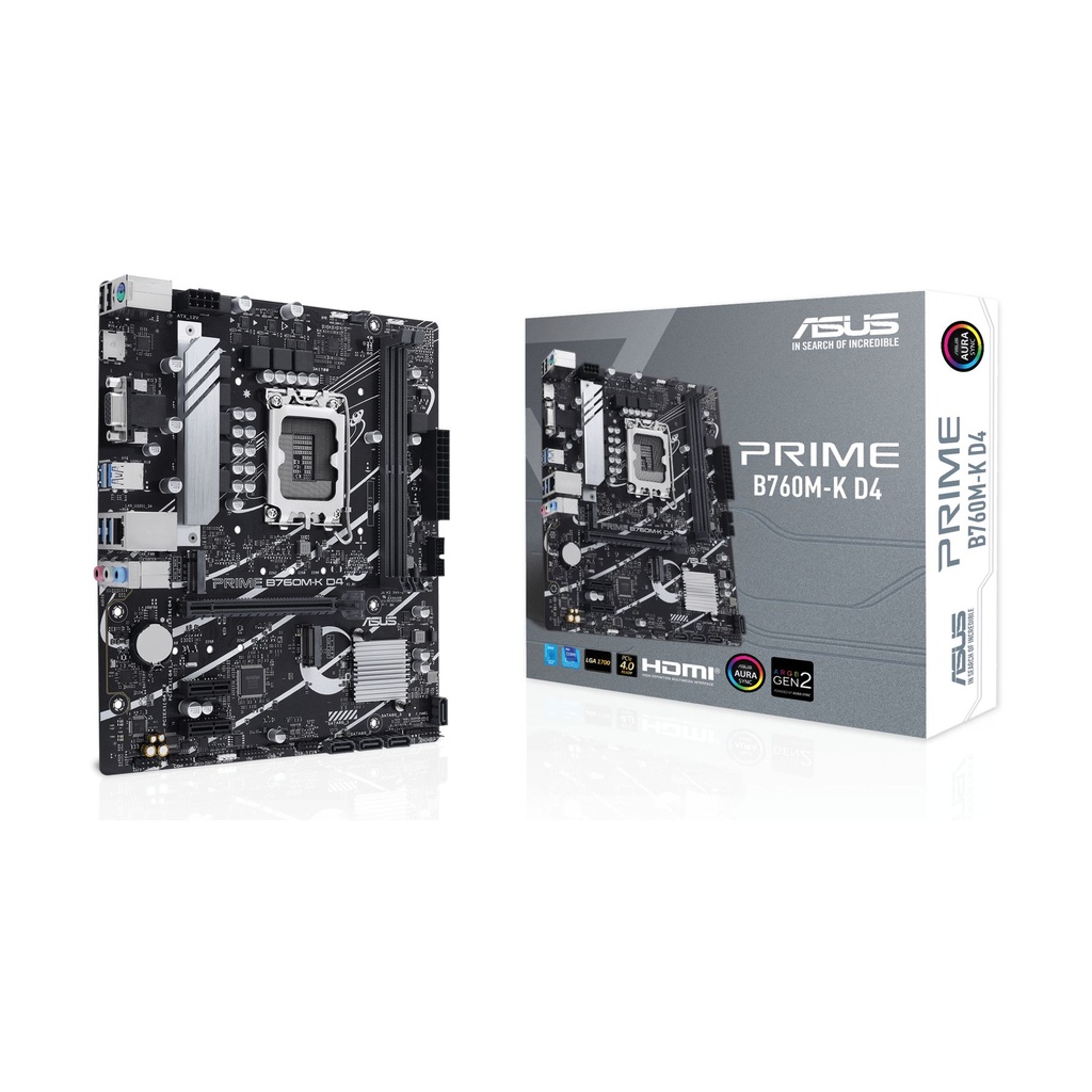 Placa Base Asus PRIME B760M-K D4 Socket 1700/ Micro ATX