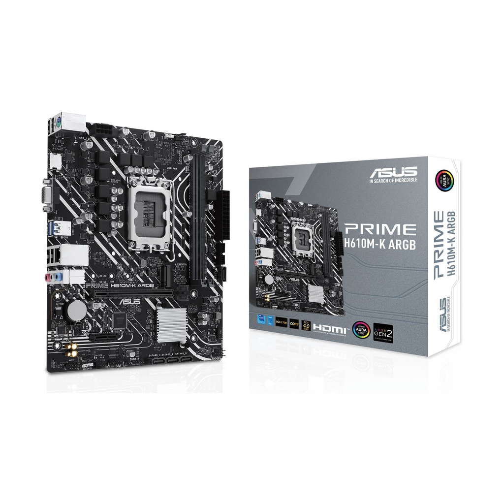 Placa Base Asus Prime H610M-K ARGB Socket 1700/ Micro ATX