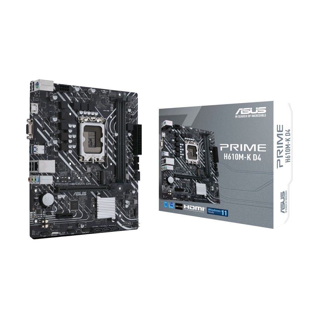 Placa Base Asus Prime H610M-K D4/ Socket 1700/ Micro ATX