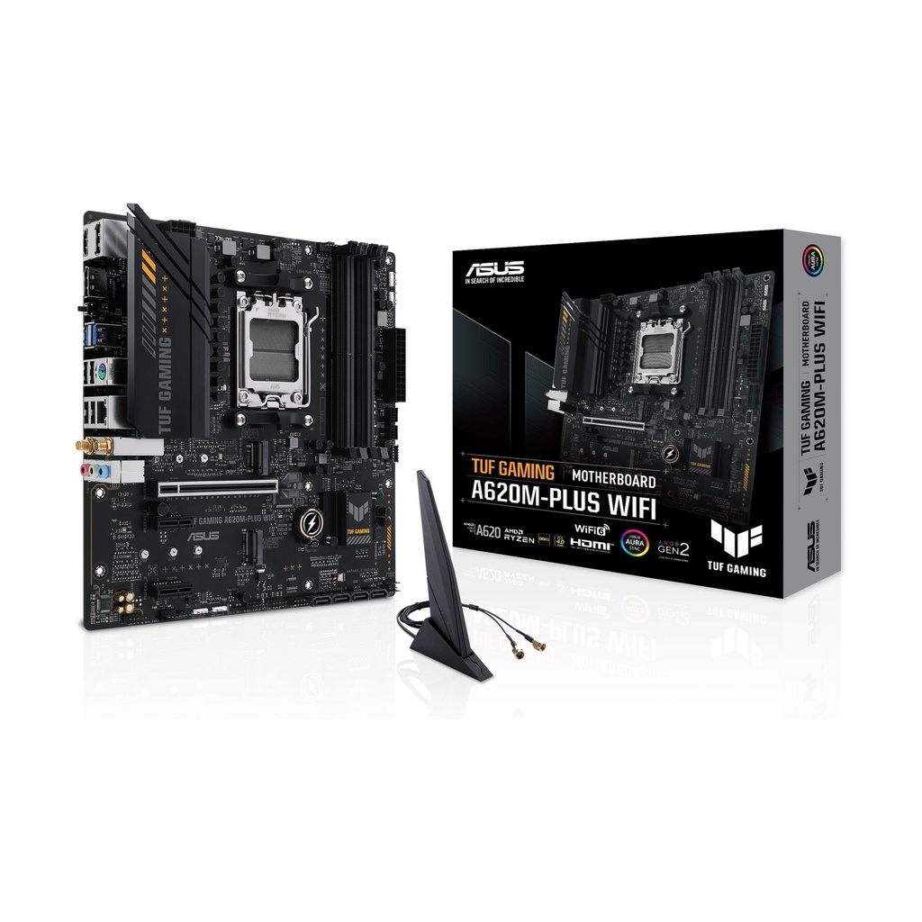 Placa Base Asus TUF GAMING A620M-PLUS WiFi Socket AM5/ Micro ATX