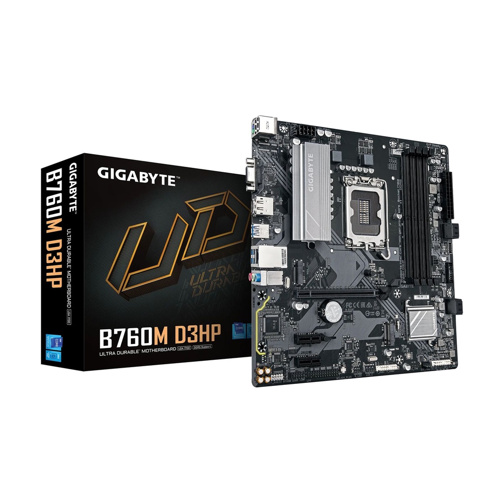 Placa Base Gigabyte B760M D3HP Socket 1700/ Micro ATX