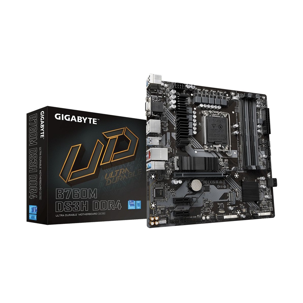 Placa Base Gigabyte B760M DS3H DDR4 Socket 1700/ Micro ATX