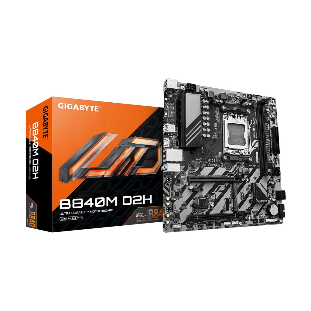 Placa Base Gigabyte B840M D2H Socket AM5/ Micro ATX