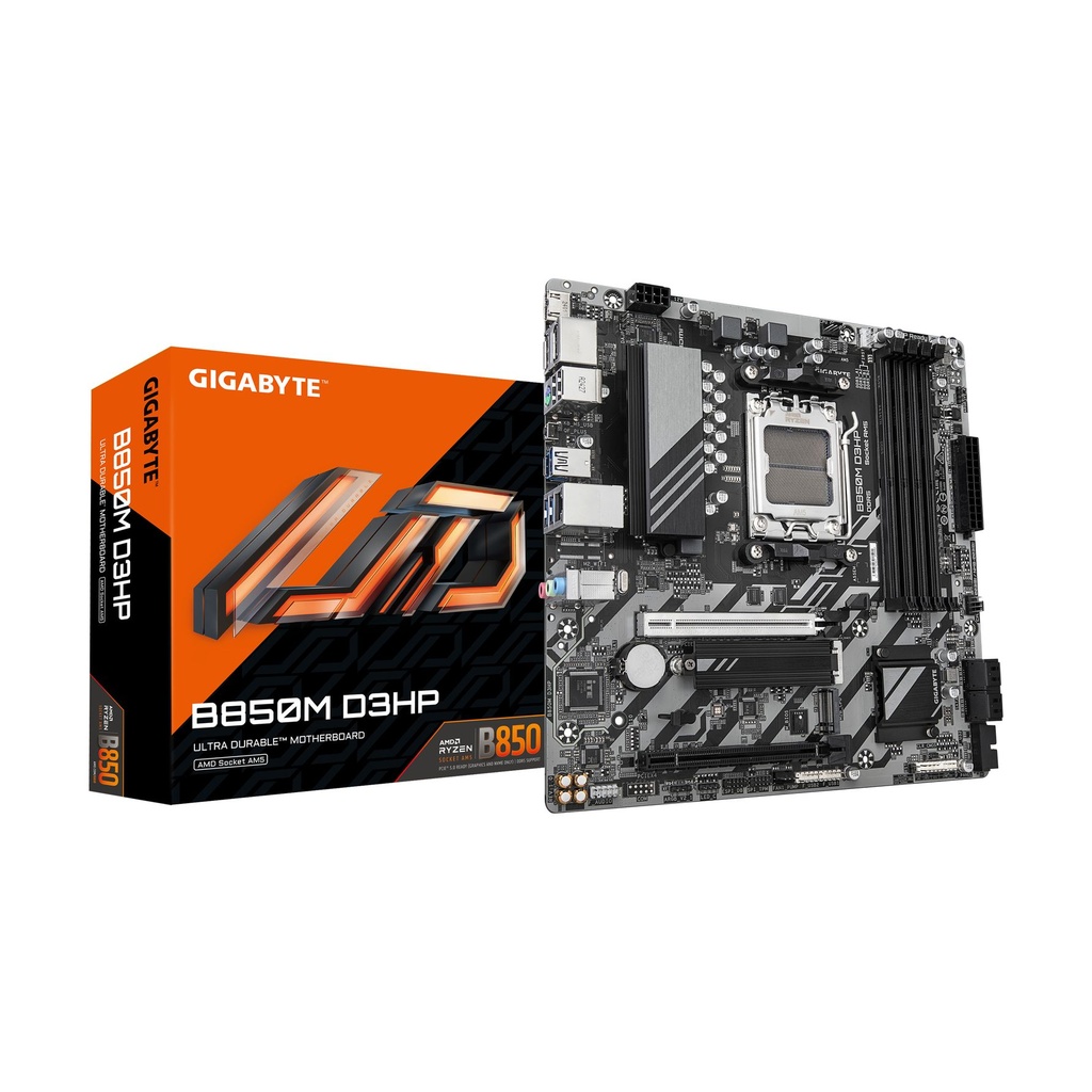 Placa Base Gigabyte B850M D3HP/ Socket AM5/ Micro ATX