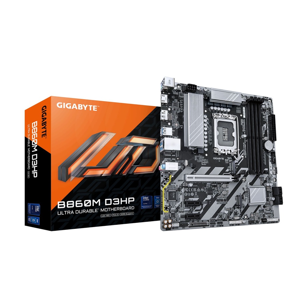 Placa Base Gigabyte B860M D3HP Socket 1851/ Micro ATX