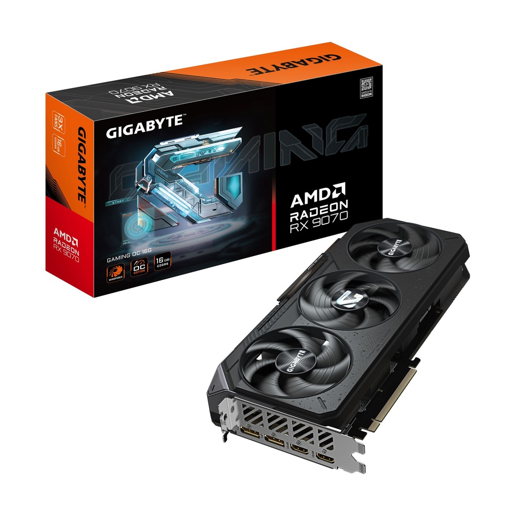Gigabyte Radeon RX 9070 Gaming OC Graphics Card / 16GB GDDR6