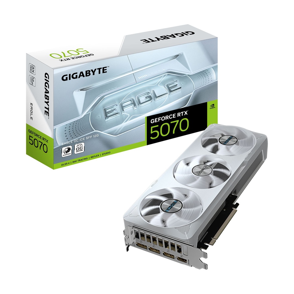 Gigabyte GeForce RTX 5070 EAGLE OC ICE SFF/ 12GB GDDR7 Graphics Card