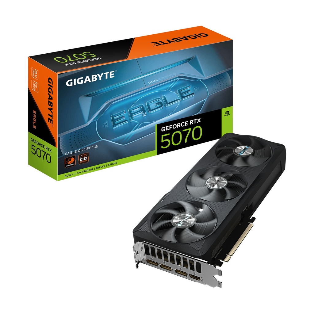 Tarjeta Gráfica Gigabyte GeForce RTX 5070 Eagle OC SFF/ 12GB GDDR7
