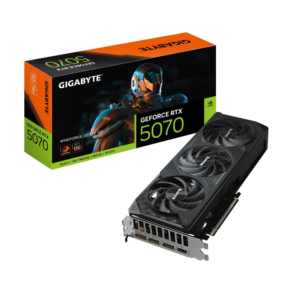 Gigabyte GeForce RTX 5070 WindForce OC SFF/ 12GB GDDR7 Graphics Card