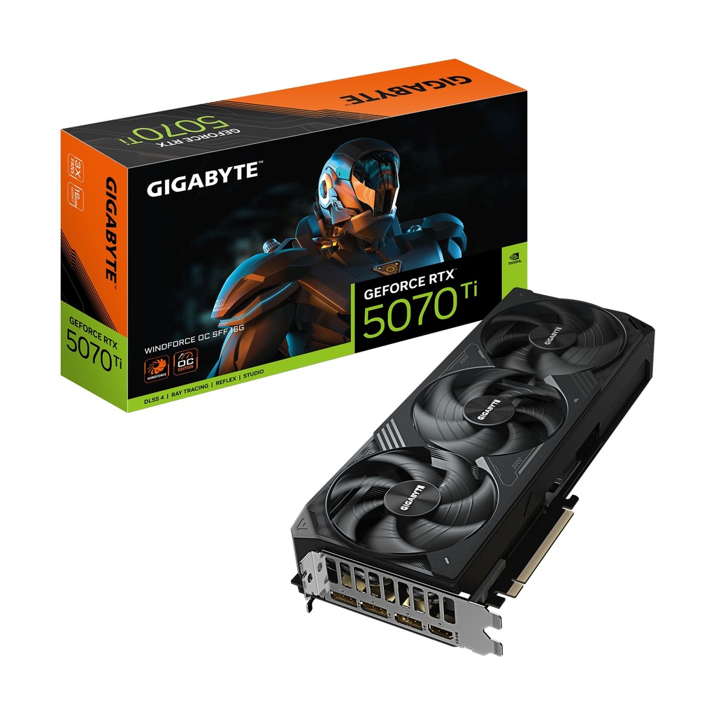 Gigabyte GeForce RTX 5070 Ti WindForce OC SFF Graphics Card / 16GB GDDR7
