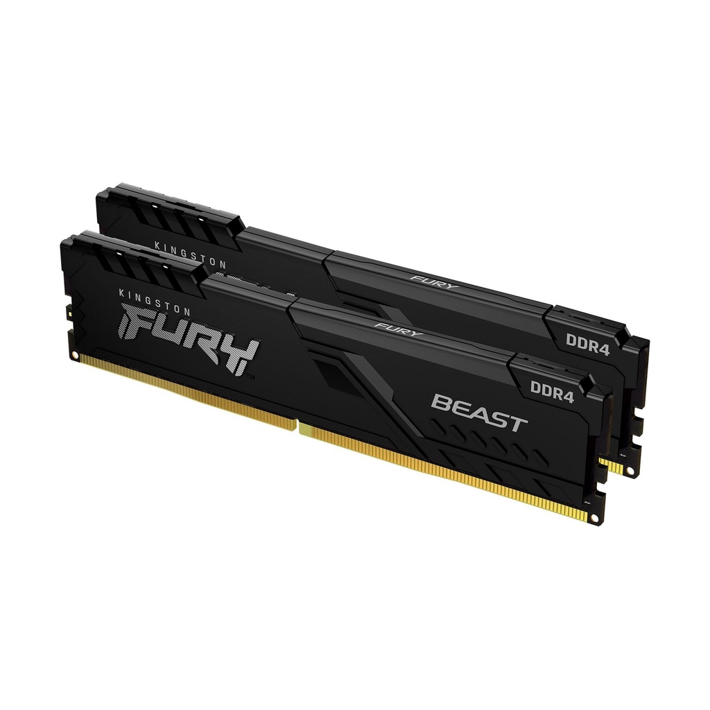 Memoria RAM Kingston FURY Beast 2 x 16GB/ DDR4/ 3200MHz/ 1.35V/ CL16/ DIMM