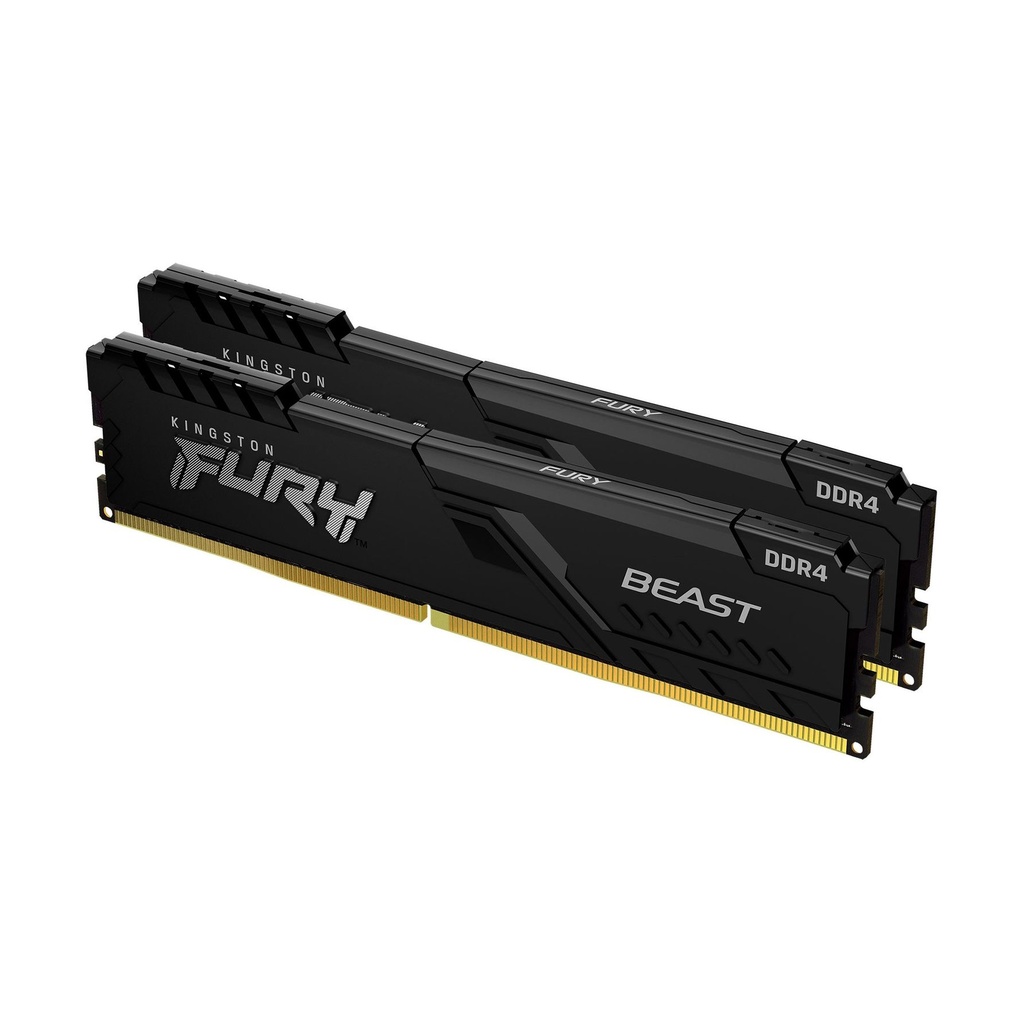 Memoria RAM Kingston FURY Beast 2 x 16GB/ DDR4/ 3600MHz/ 1.35V/ CL18/ DIMM