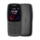 Nokia 106 (2018) 4G Schwarz (Black) Dual SIM Generalüberholt - Sehr Gut