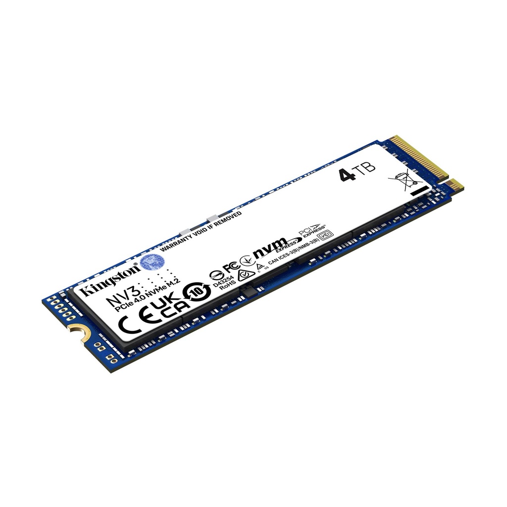 Disco SSD Kingston NV3 4TB/ M.2 2280 PCIe NVMe/ Full Capacity
