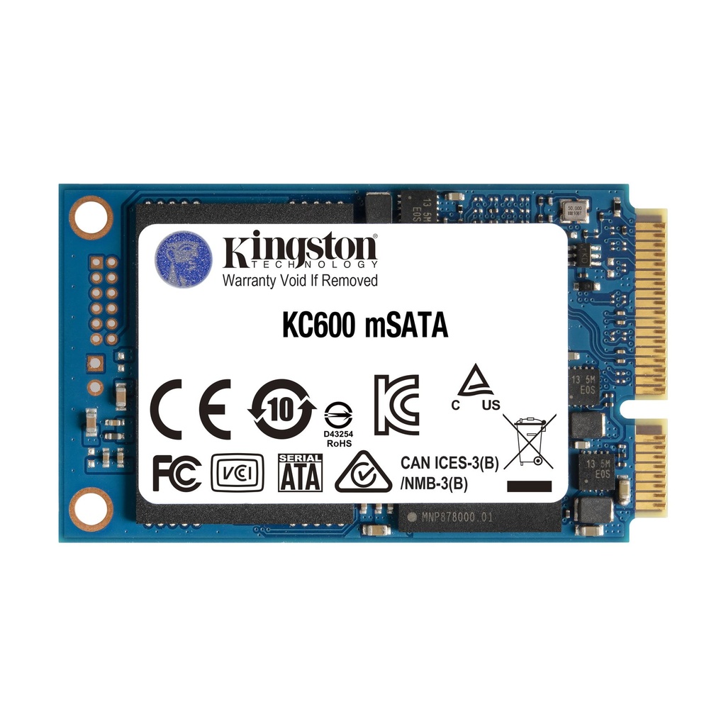 Disco SSD Kingston KC600 1TB/ mSATA/ Full Capacity