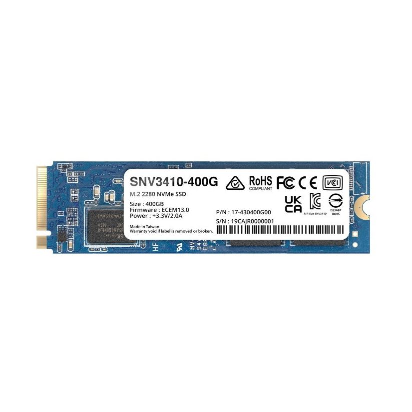 Disco SSD Synology SNV3410 400GB/ M.2 2280 PCIe NVMe