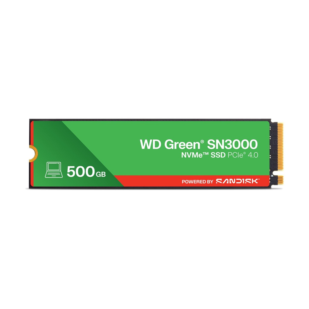 Disco SSD Western Digital WD Green SN3000 500GB/ M.2 2280 PCIe
