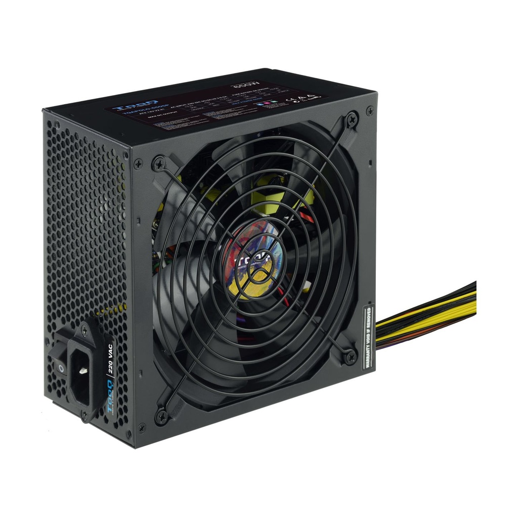 Fuente de Alimentación TooQ TQAPOLO-650SP/ 650W/ Ventilador 14cm