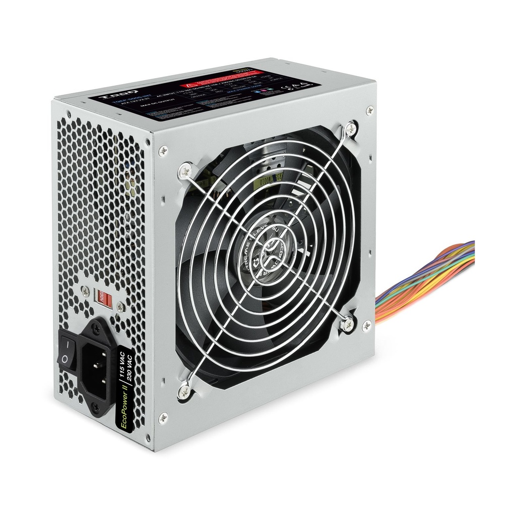 Fuente de Alimentación TooQ TQEP-500S-INT/ 500W/ Ventilador 12cm