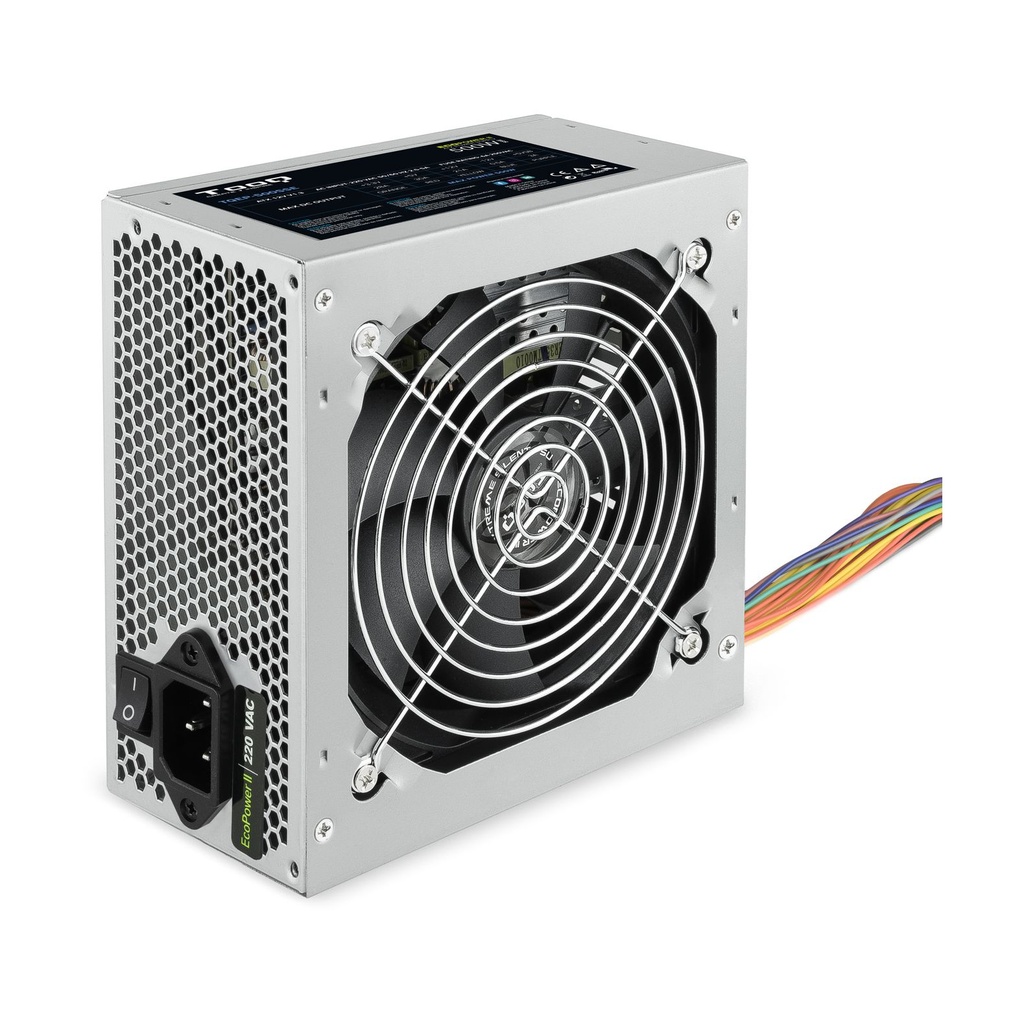 Fuente de Alimentación TooQ TQEP-500SSE/ 500W/ Ventilador 12cm