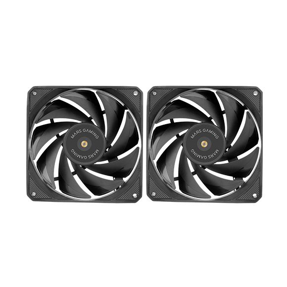 Pack 2 Ventiladores Mars Gaming MF-NCLX2/ 12cm