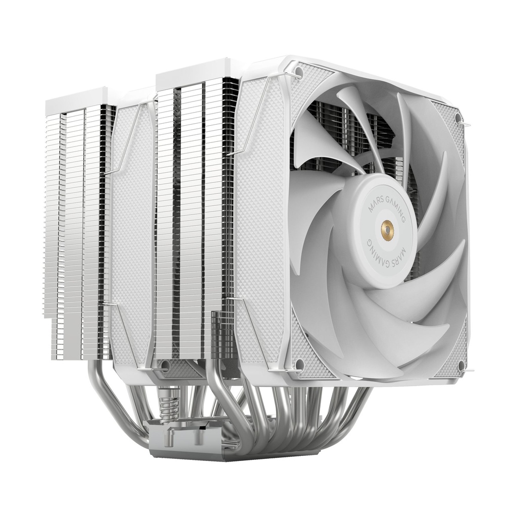 Ventilador con Disipador Mars Gaming MCPU-XU9/ 12cm/ Blanco