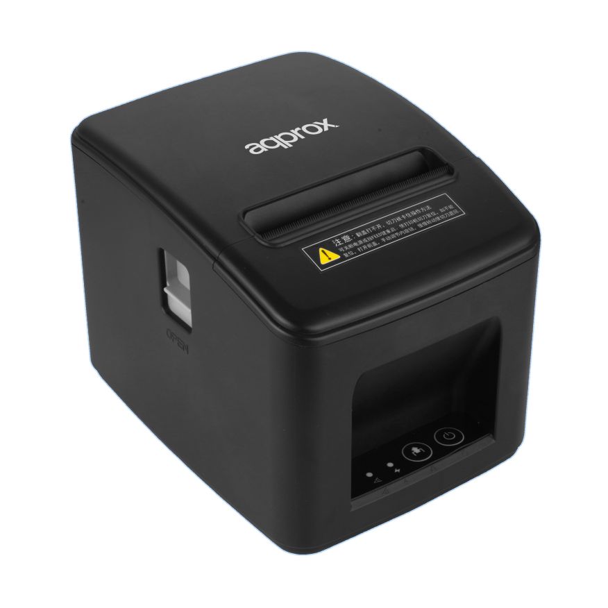 Impresora de Tickets Approx appPOS80AM-USB/ Térmica/ Ancho papel 80mm/ USB-RJ11/ Negra