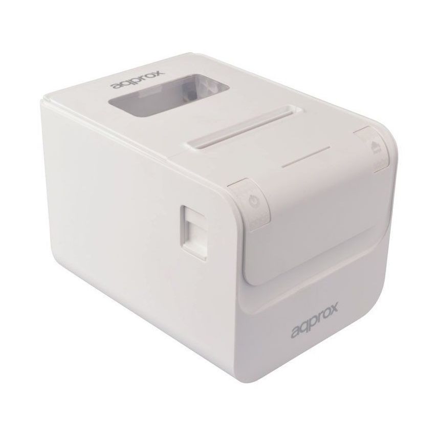 Impresora de Tickets Approx appPOS80AMUSEWH/ Térmica/ Ancho papel 80mm/ USB-RS232-Ethernet/ Blanca