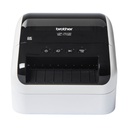 Impresora de Etiquetas Brother QL-1100C/ Térmica/ Ancho etiqueta 103mm/ USB/ Blanca y Negra