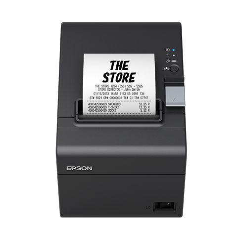 Impresora de Tickets Epson TM-T20III/ Térmica/ Ancho papel 80mm/ USB-RS232/ Negra