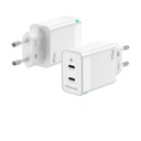 Aisens GaN Wall Charger ASCH-45W2P005-W/ 2xUSB Type-C/ 45W