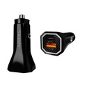Aisens Car Charger ASCH-CAR2PQC-BK/ 1xUSB-Type C/ 1xUSB/ 38W