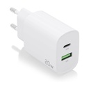 Aisens A110-0754 Wall Charger/ 1xUSB Type-C/ 1xUSB/ 20W