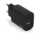 Aisens A110-0755 Wall Charger/ 1xUSB Type-C/ 1xUSB/ 20W