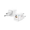 Aisens GaN Wall Charger ASCH-20W2P002-W/ 1xUSB Type-C/ 1xUSB/ 20W