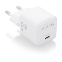 Aisens GaN Wall Charger ASCH-25W1P012-W/ 1xUSB Type-C/ 25W