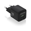 Aisens GaN Wall Charger ASCH-25W2P015-BK/ 1xUSB Type-C/ 1xUSB/ 25W