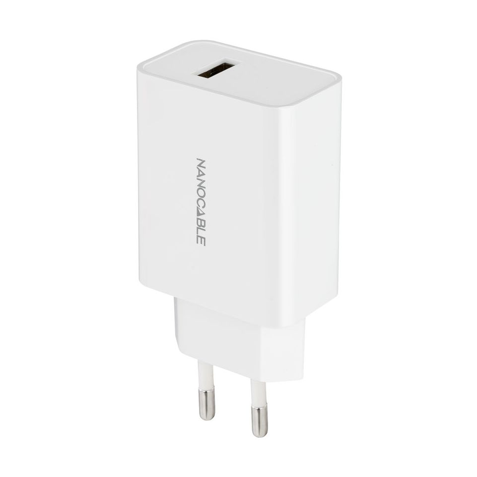 Nanocable Wall Charger 10.10.2003/ 1xUSB/ 10W/ White