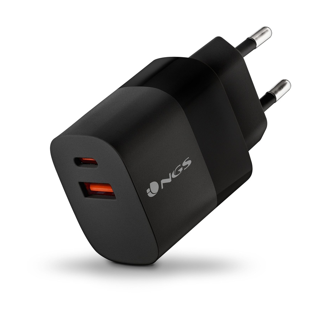 GaN NGS Bud Wall Charger 33W/ 1xUSB Type-C/ 1xUSB/ 33W