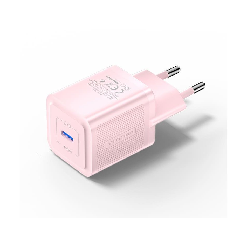 Vention GaN Wall Charger FEPL0-EU/ 1xUSB Type-C/ 20W