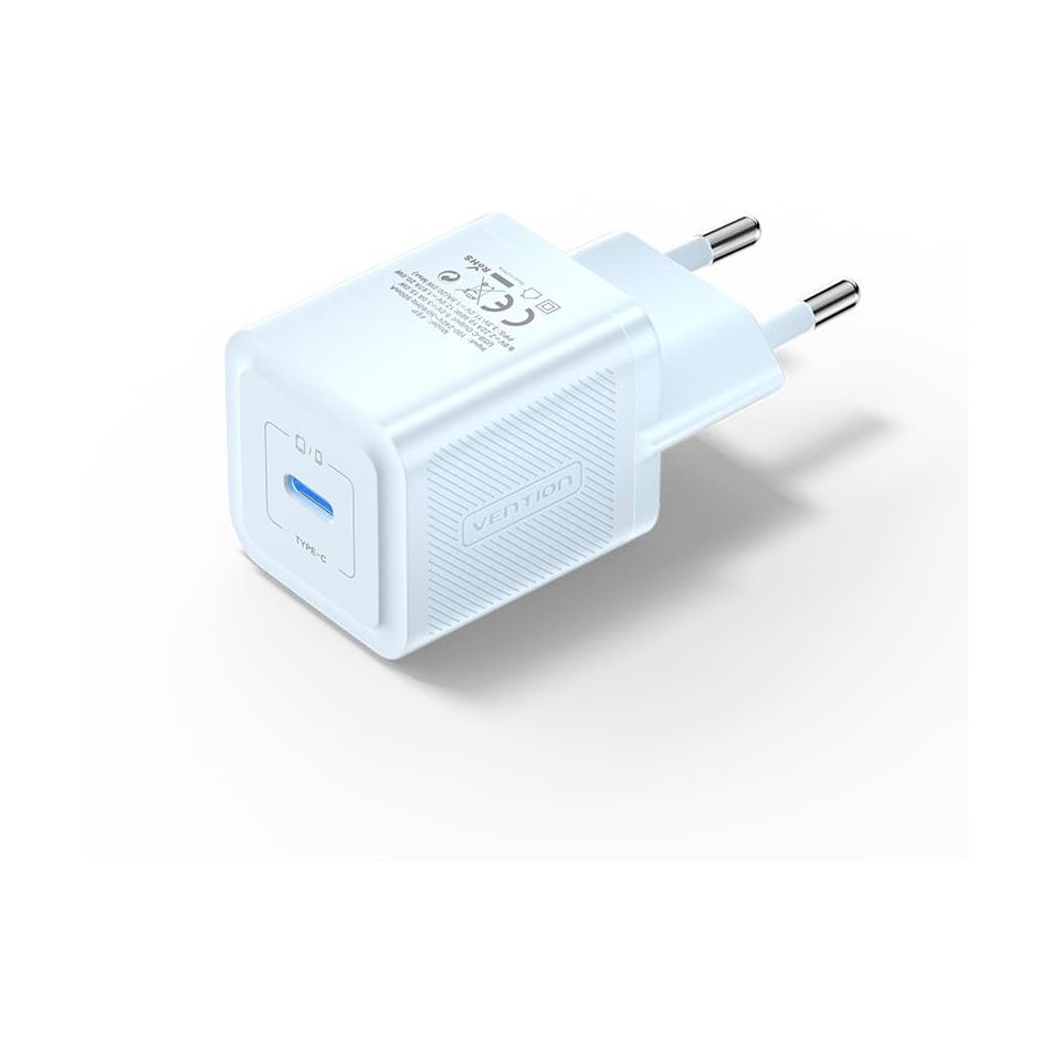 Vention GaN Wall Charger FEPP0-EU/ 1xUSB Type-C/ 20W