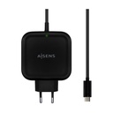 Aisens ASCH-1PD65WL-BK Wall Charger / 1xUSB Type-C / 65W