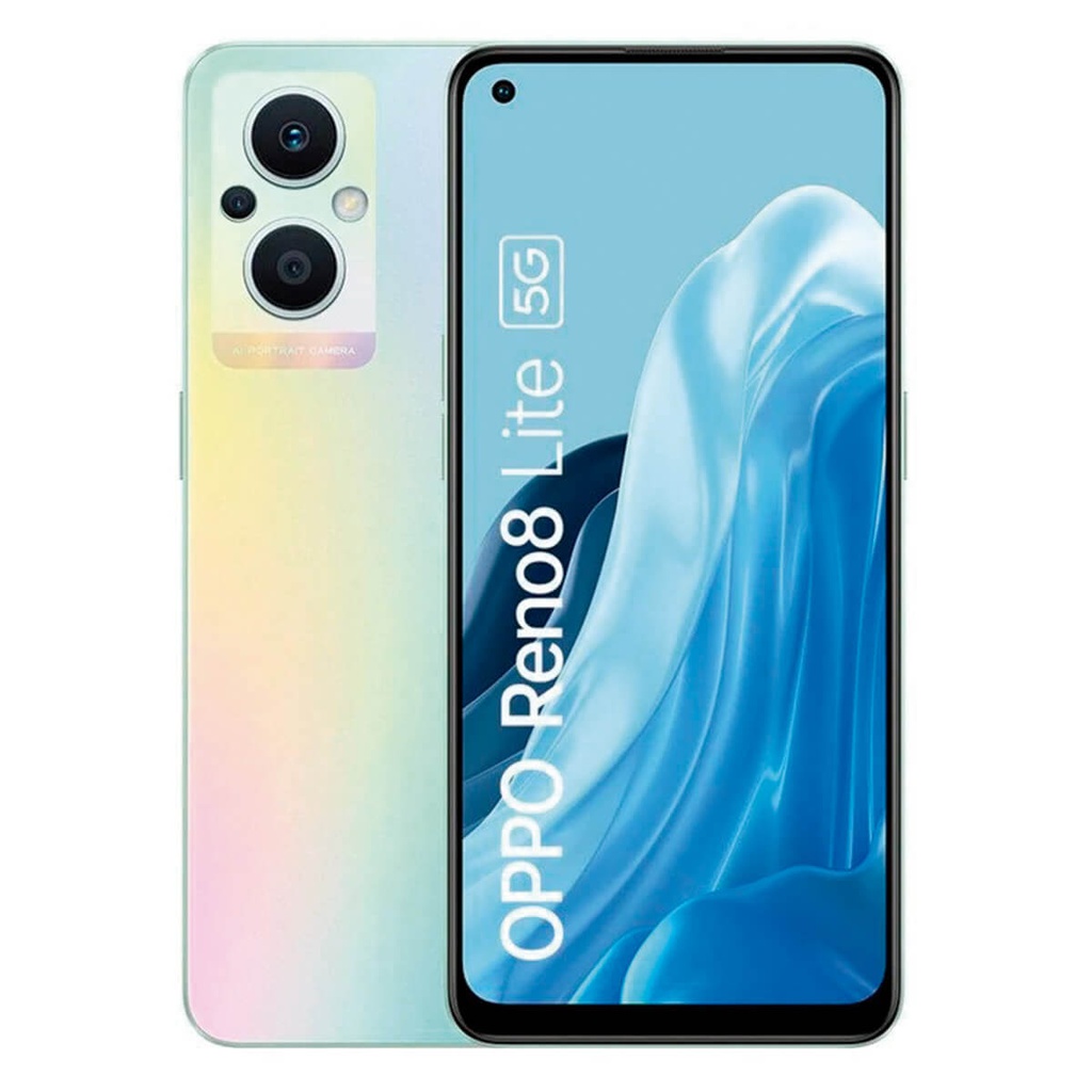 OPPO Reno8 Lite 5G 8GB/128GB Rainbow Dual SIM CPH2343 Refurbished - Like New