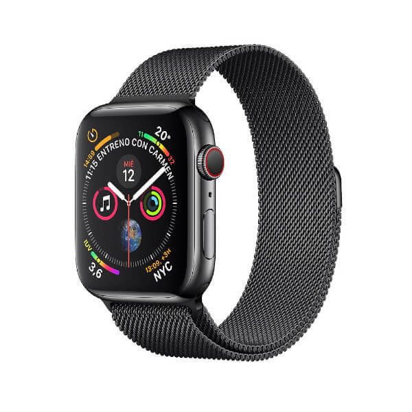 Apple Watch Series 4 GPS+Cellular 40mm Gray with Black Loop Band MTVF2TY/A Refurbished – Like New