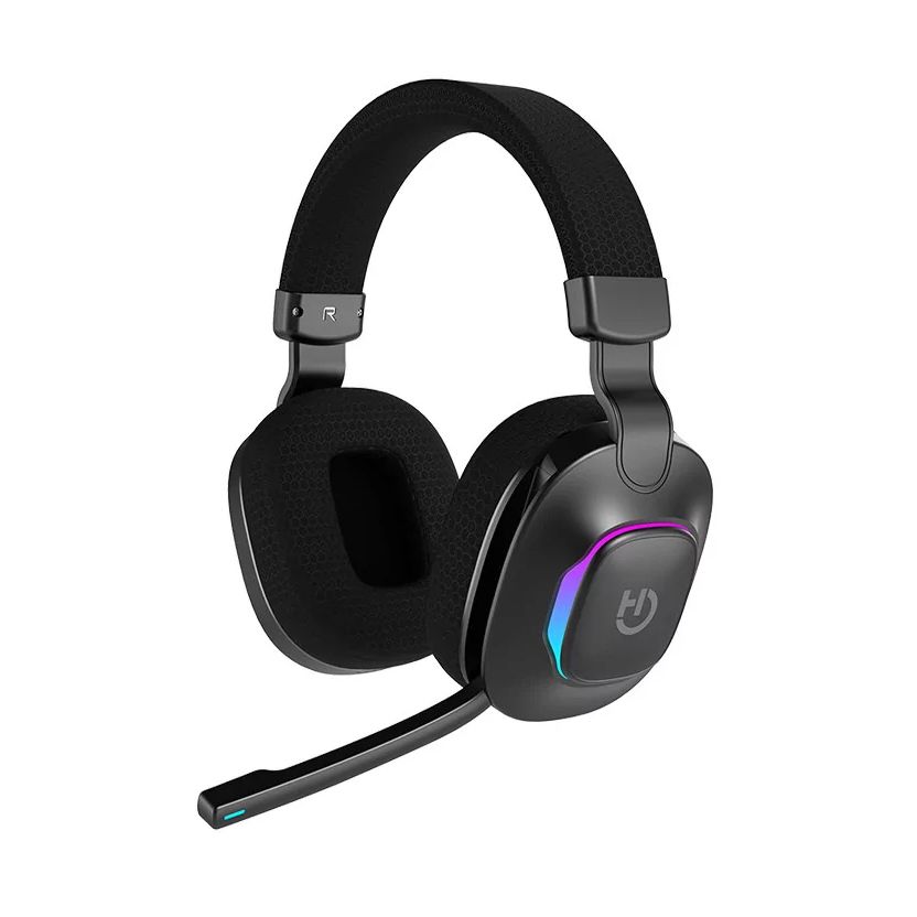 Auriculares Gaming con Micrófono Hiditec Vortex ARGB/ Jack 3.5/ Bluetooth/ Negros