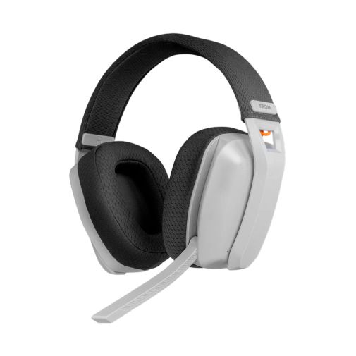 Auriculares Gaming Inalámbricos con Micrófono Krom Kanji/ Bluetooth/ USB 2.0/ Blancos
