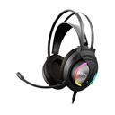 Auriculares Gaming con Micrófono Krom Kappa/ Jack 3.5/ USB 2.0/ Negros
